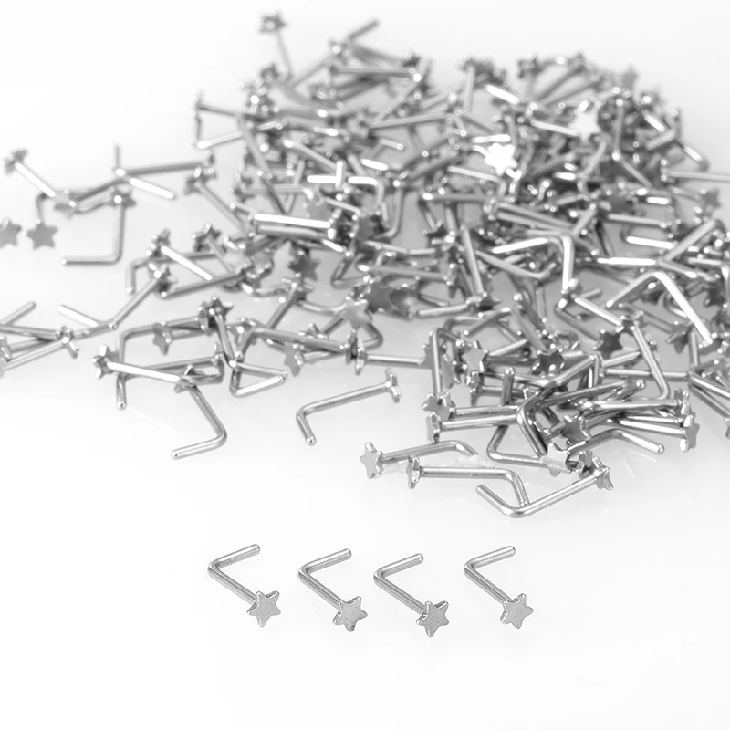 Vite Per Naso In Acciaio Chirurgico, Anello Per Naso CZ, Vite Per - Foto 10