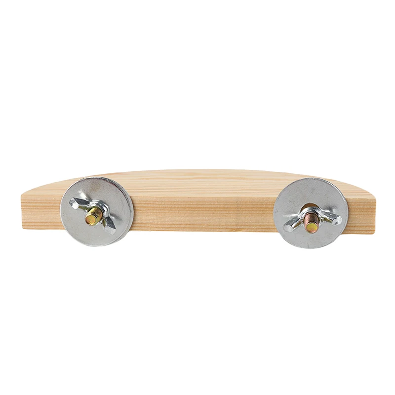 Bird Parrot Wood Platform Hamster Branch Perches Station Board For Bird Cage Accessories Parrot Semicircle Bird Jumping Platform