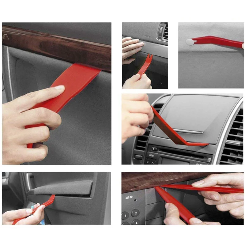  Auto Fastener Clip with Hand Tools Door Trim Panel Auto Bumper Rivet Retainer Push Engine Cover Cli