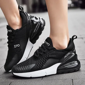 

2020 new summer men's shoes breathable mesh air cushion shoes women's sports shock absorption running shoes men's tide shoes