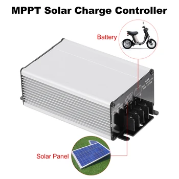 

MPPT Solar Charge Controller Boost Set-up Charger 48V 60V 72V Car Storage Battery Charging Regulator Current 12-50V