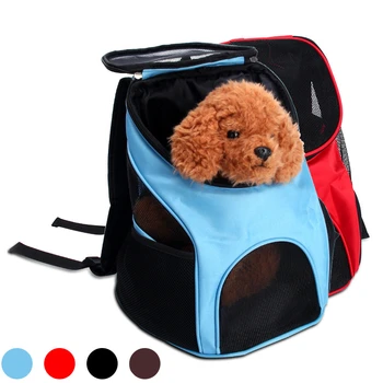 

Outdoor Pet Backpack for small Dog Cat Dog Carriers Puppy Cat Kitty Breathable Mesh Bag Front Portable Dog Bags