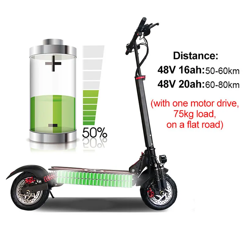 Электрический скутер 2000 Вт с двойной мощностью, складной, Patinete Electronic Adulto E Scooer с литиевой батареей, мощный Электрический скутер