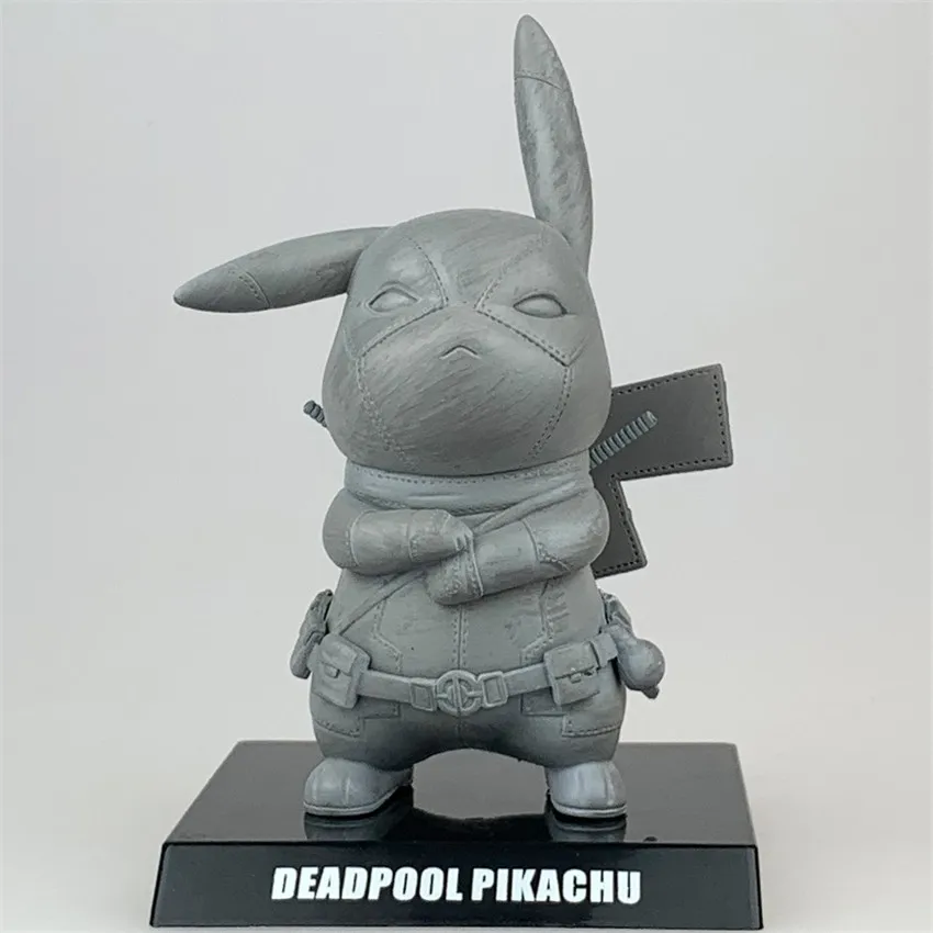 ポケモンの置物 13cm ピカチュウ デッドプール コスプレ 収集品 装飾 置物 子供のおもちゃ Action Figures Aliexpress