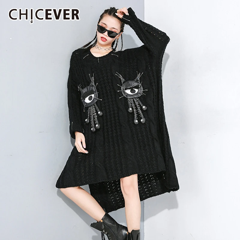 CHICEVER винтажные женские платья больших размеров с круглым вырезом и длинным