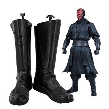 

Star Cosplay Wars Darth Maul Cosplay Boots PU Shoes High Quality Custom Made Men Shoes