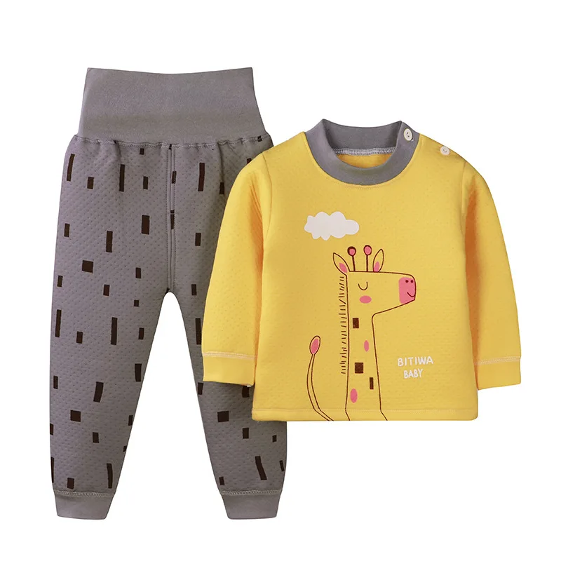 

ZWY1020 Spring Boy Clothing set 2021 New Casual Fashion Cartoon Active T-shirt+ Pant Kid Children baby toddler boy clothing