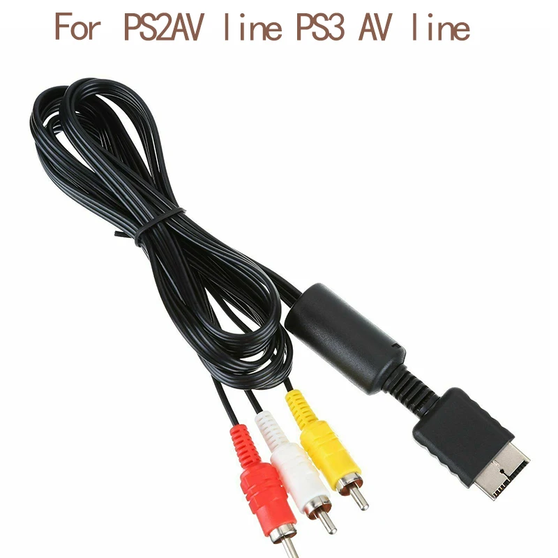 Copper HD To RCA Cable Male 3RCA AV Composite M / Connector Adapter Cord Transmitter For Playstation PS1 PS2 | Электроника