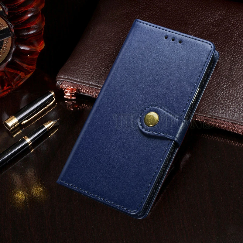 Синий Кожаный флип-чехол на магните для спортивной камеры Xiao mi Red mi Примечание 8 7 s Pro Note 5 4 4X K20 8A 7A 6A 6 mi 9T Pro CC9 CC9e A3 Lite чехол-книжка с кошельком крышка - Цвет: Синий