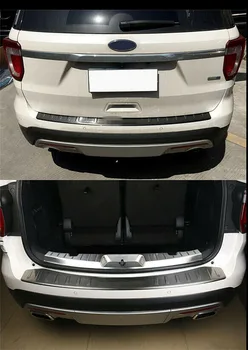 

Fit ForFord Explorer 2016-2019 Outside Rear Bumper Protector Sill Plate Cover Car accessories Car modification