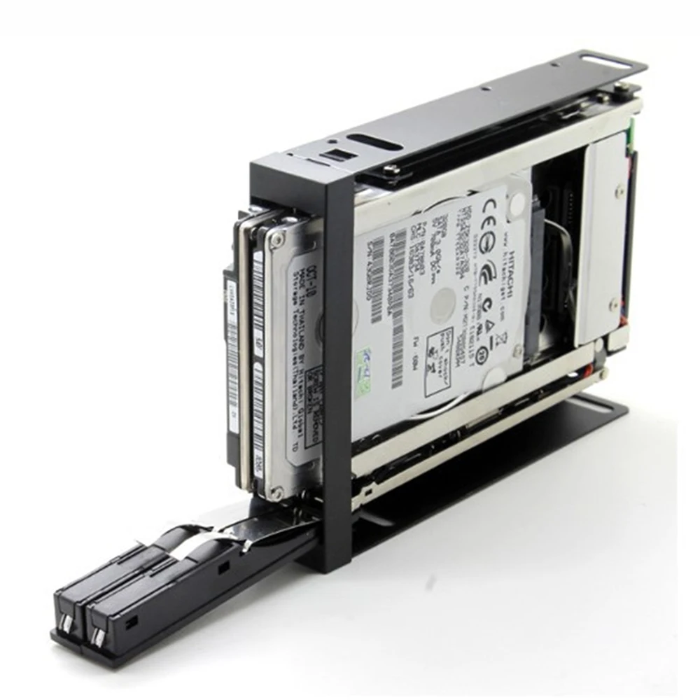 Neueste Interne Mobile Rack Gehäuse Docking Station Hot Swap Dual Bay 25