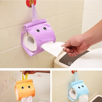 

Tissue Dispenser Elf Cute Fabric Lazy Tissue Box Storage Tissue Cover Paper Towel Tube