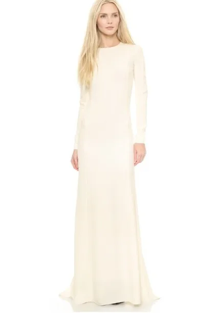 vestido de festa longo длинный рукав robe de soiree Новая мода розовый шифон Кафтан формальный платье вечернее платье