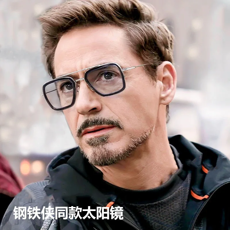 Spider Man:Homecoming Edith Sunglasse Iron Man Tony Stark Kacamata untuk  Pria|Pria Kacamata Hitam| - AliExpress