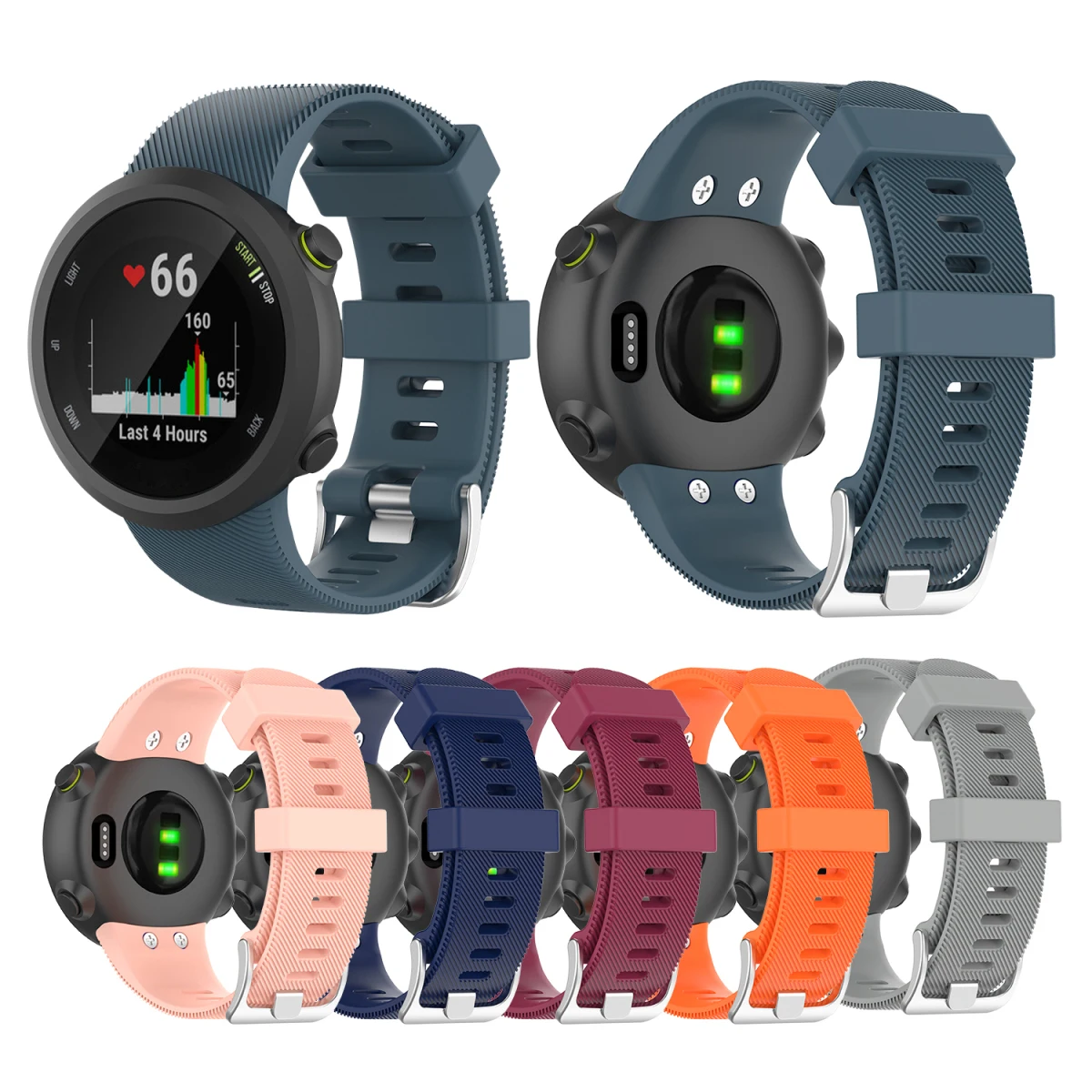 Сменный ремешок для Garmin Forerunner 45/45 S смарт часы ремешок силиконовый чехол для Garmin Forerunner 45 45S браслет