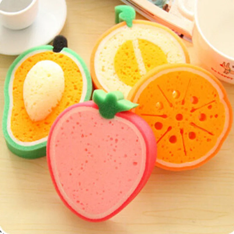 Creative Toast Shape Dish-washing Sponges Kitchen Cleaning Accessories