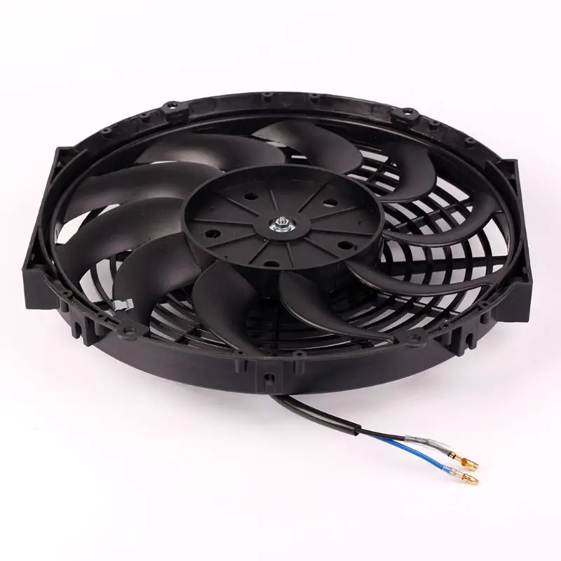 10inch 12inch 14inch Universal Car Radiator Fan Slim Push Pull Electric Engine Cooling Fan 12V 87HE