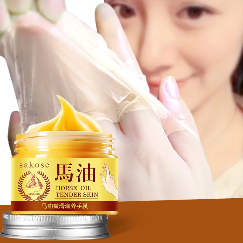 

WXE Milk Honey Hand Mask Hand Wax Moisturizing Whitening Skin Care Exfoliating Calluses Hand Film Hands Care Cream 120g