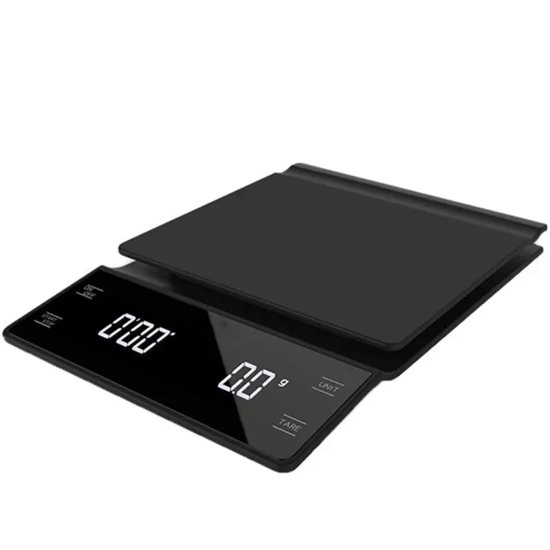 Household Scale Portable 3kg/0.1g Drip Coffee Scale With Timer Electronic Digital Kitchen Scale High Precision LED