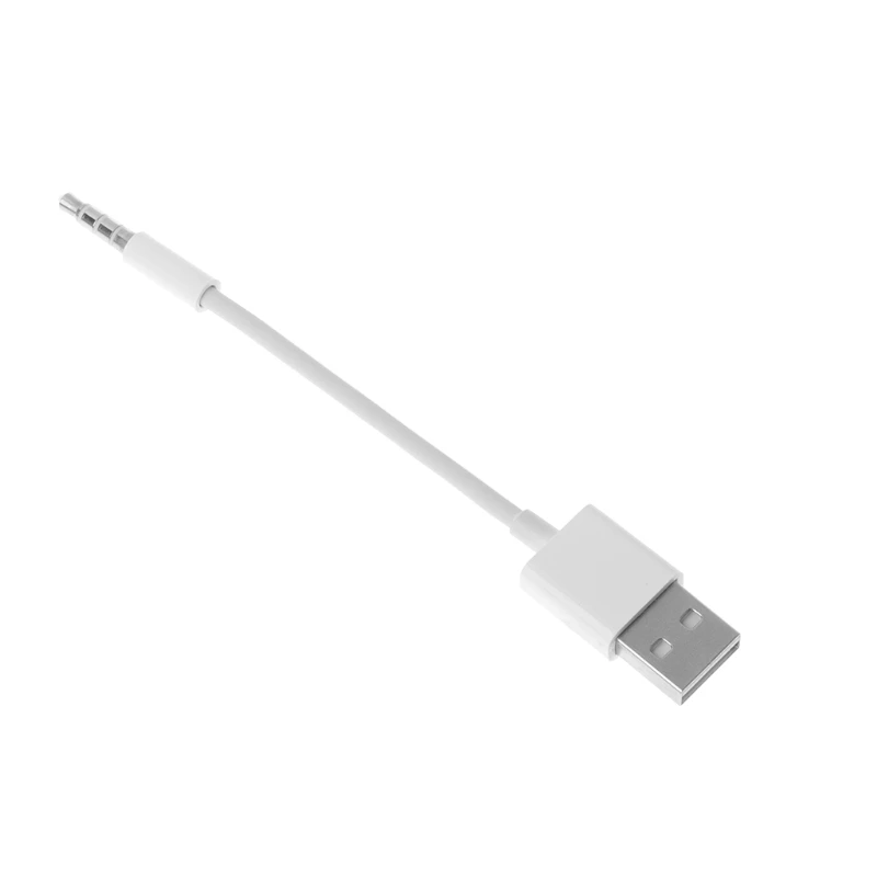 

3.5mm Jack To USB 2.0 Plug Data Charger Cable Adapter Portable For Apple iPod