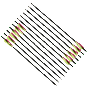 

20 Inch Fiberglass Crossbow Arrows for Hunting Bow Outdoor Shooting Supplies for Recurve/Compound Bow OD 8mm