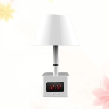 

1pc Lamp Creative Durable Desktop Lamp with Clock for Office Home School