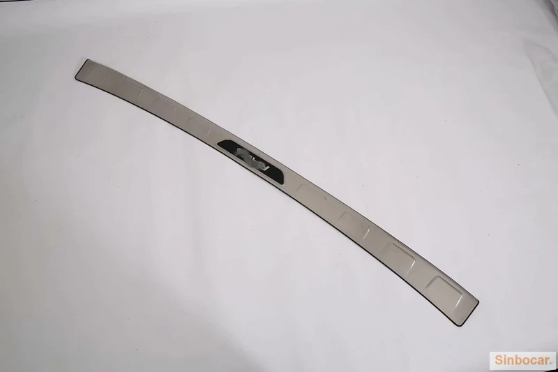 Stainless Steel Outer+Inner Rear Bumper Protector Cover Trim For Toyota RAV4 Free Shipping - Цвет: Outer Bumper Silver
