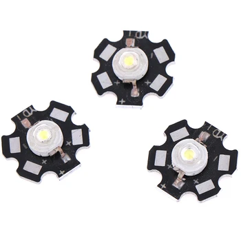 

5Pcs 1/3W LED Heat Sink Aluminum Base Plate PCB Board Substrate 20mm LED Parts