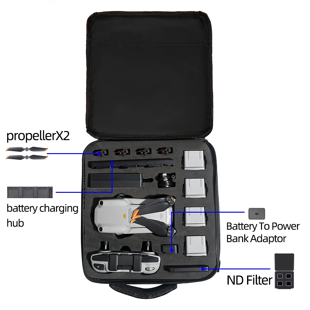 Portable Shoulder Bag Single Carrying Case Waterproof Handbag Scratch Proof Box For DJI Air 2S Mavic Air 2 Accessories