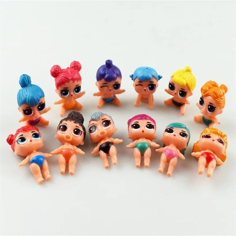12 Pcs/Set LoL Dolls Ornament Anime Kids Toys Set Action Figure Pvc Model LoL Surprise Children Gifts