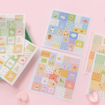 

4Pcs/Pack Life is a little sweet series stickers For Kids DIY Diary Scrapbooking Photo Ablums