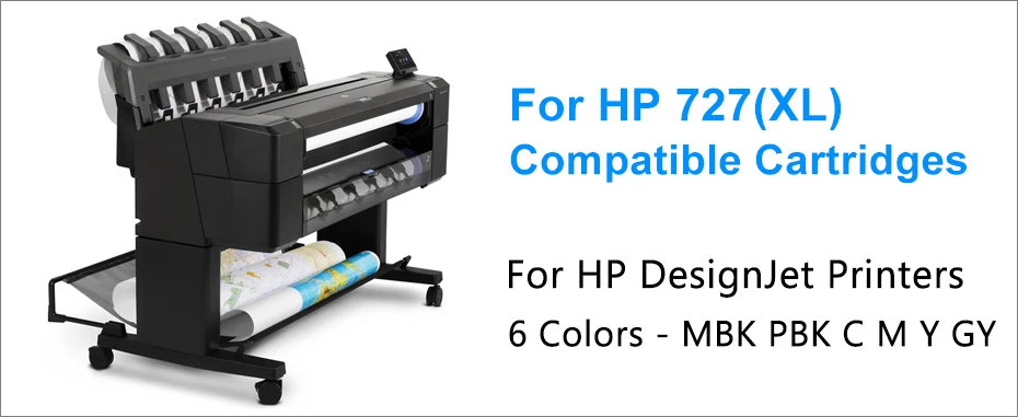 Dritten Marke] Für HP 727 HP727 Kompatibel Tinte Patrone Mit Voller Tinte  Für HP DesignJet T920 T930 t1500 T1530 T2500 T2530|ink cartridge for hp|cartridge  for hpink cartridge - AliExpress
