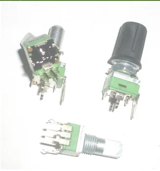 

5pcs/lot ALPHA single unit B10K A50K B50K C100K A10K A250K D type shaft single potentiometer