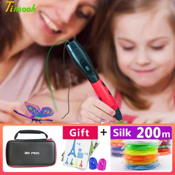 

3d pen 3d pens,1.75mm ABS/PLA Filament,3 d pen 3d model,Creative 3d printing pen,new Year gift Kids birthday present Christmas