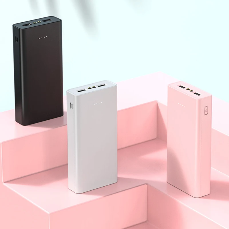 Xiaomi бренд QI 3,0 внешний аккумулятор 20000 мАч двойной USB водонепроницаемый внешний аккумулятор для всех телефонов Cargador портативный аккумулятор
