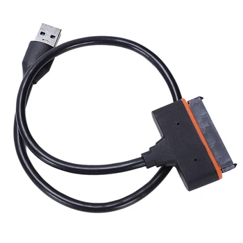 

USB 3.0 To SATA, USB 3.0 To 2.5 Inch SATA III Hard Drive Adapter Cable With UASP Compatible For 2.5 Inch HDD And SSD 45cm