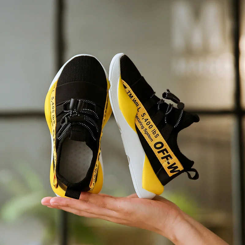 

Children Sports Shoes 2018 Autumn New Style Men's tong fei Netting Surface Shoes Girls Big Boy Kids' Casual Shoes