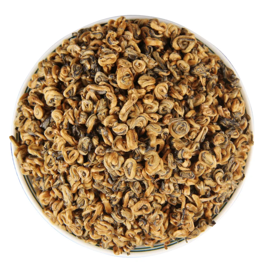 Yunnan Golden Dianhong Balck Chinese Tea Fengqing Dian Hong Huang Jin Luo Loose Leaf | Дом и сад