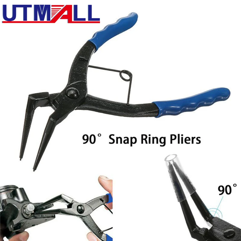 Utmall Pliers Circlips Snap Ring Grip Plier 50 Mm Long Nose 1.2mm 90