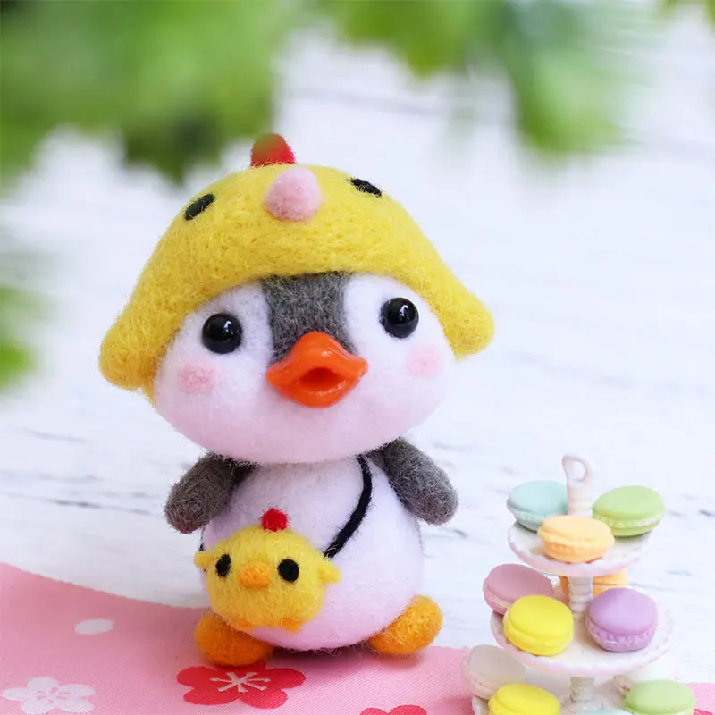 Material Package 3 LMDZ 1 шт. милая игрушка кукла из шерстяного войлока, ручная работа, милые животные, шерсть для валяния, не обработанная шерсть, войлок, сделай сам, упаковка - Color: Material Package 3