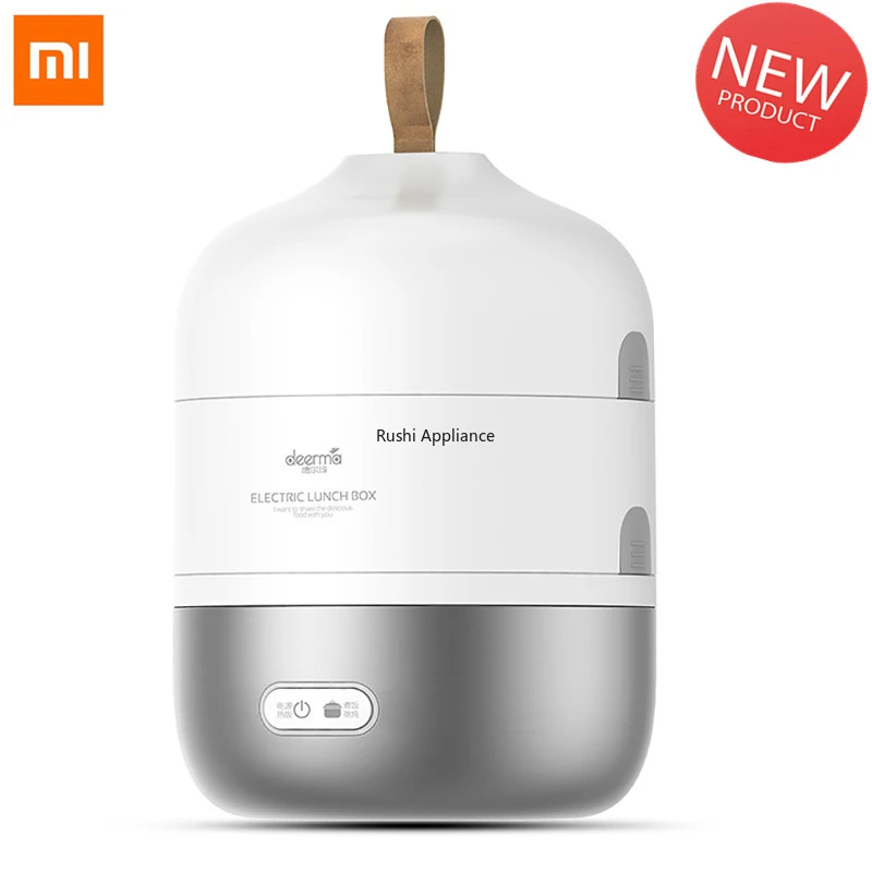 Xiaomi DEERMA 2L электрическая мини-плита портативная рисоварка из нержавеющей стали, тепловарка для еды, Электрический Ланчбокс Xiaomi DEERMA 2L электрическая мини-плита портативная рисоварка из нержавеющей стали, тепловарка для еды, Электрический Ланчбокс