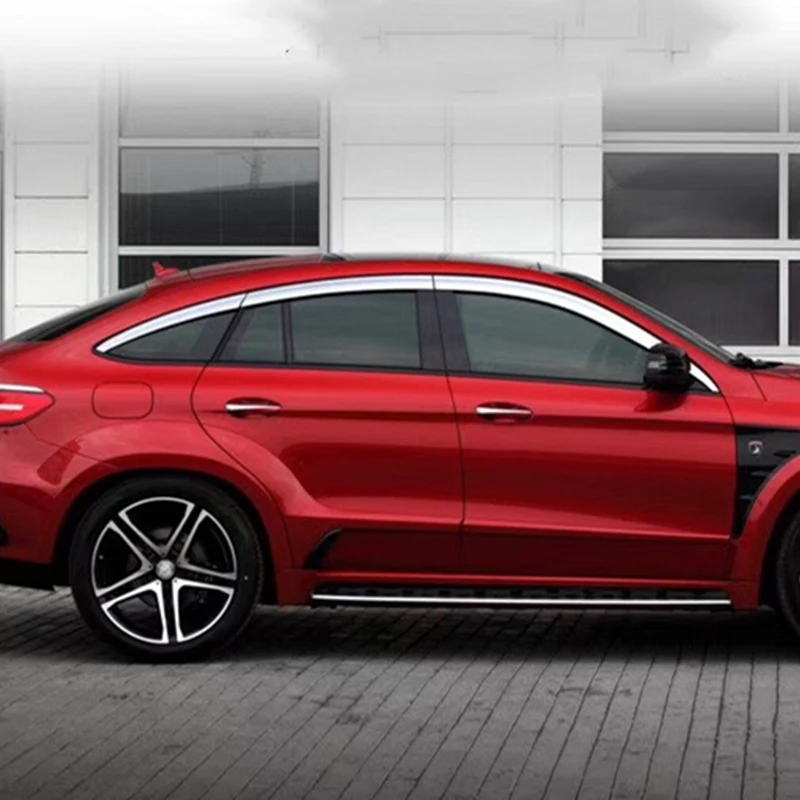 Применение для Benz GLE Coupe 2018 2019 год 6 шт. оконный козырек тела комплект Боковая дверь