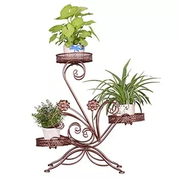 

Creative flower shelf indoor special offer Provincial space wrought iron balcony living room hanging orchid floor standing rack