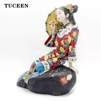 

Ceramic Statues for Decoration Home Decoration Accessories Statues Decorative Porcelain Figurines Home Decor Sculpture Crafts
