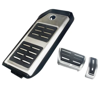 Accessori auto Per Audi Q7 SQ7 Q8 2016-2020 Per Porsche Cayenne 2018-2020 AT/MT Acceleratore Carburante Freno poggiapiedi Pedali Piastra
