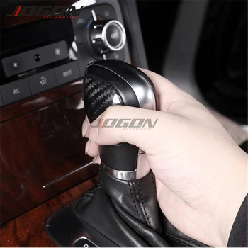 

AT 2pcs Real Carbon For VW Volkswagen CC 2015- 2019 Passat B8 2016- 2019 Car Gear Shift Knob Head Sides Sticker Cover Trim