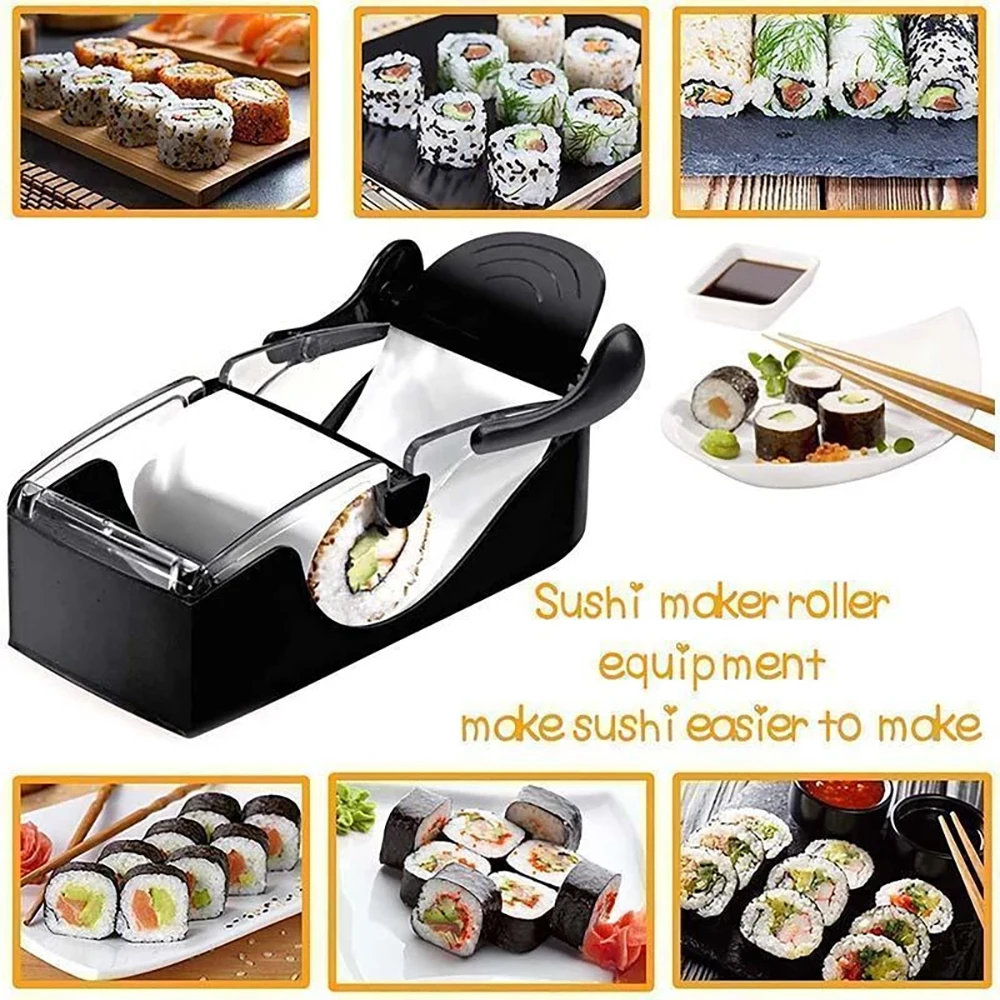 Magic Rice Mold Sushi Maker Roller Machine DIY Japanese Bento Vegetable Meat Sushi Rolling Tool Kitchen Gadgets Accessories_voghion.com