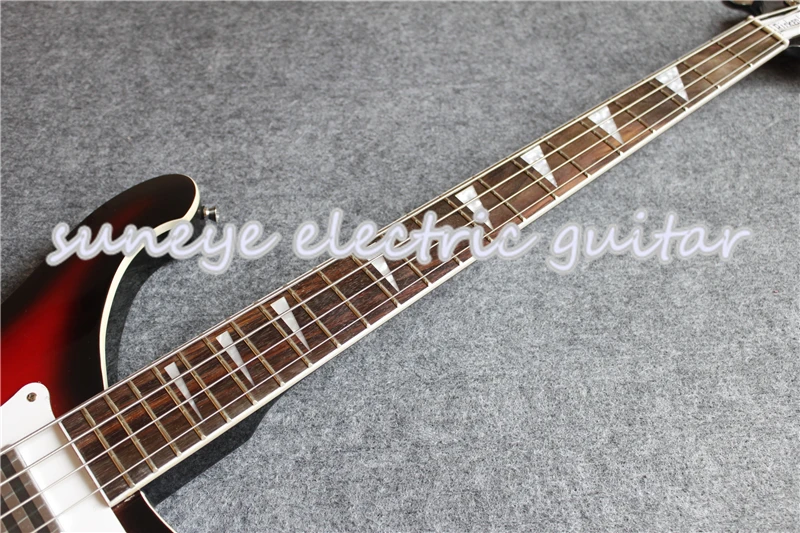 Custom Shop 4 String Rick электрическая бас гитара из палисандра гриф струны левшей гитары