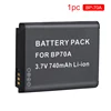 PALO BP-70A Rechargeable Battery For SAMSUNG PL80 ES70 PL90 PL100 PL101 PL120 PL170 PL200 PL201 SL50 SL600 SL605 SL630 BP70A ► Photo 3/5