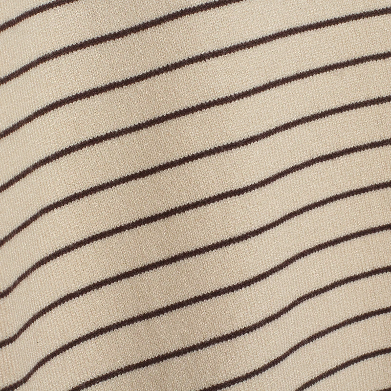 Wixra для женщин мягкие полосатые трикотажные футболки дамы с длинным рукавом Водолазка Базовая футболка Осень Зима Весна Стильные топы